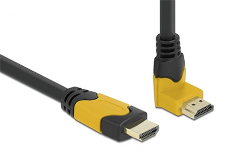 DeLOCK HDMI 2.1 -kabel med 270 graders vinklad kontakt (8K@60 Hz) | 1 meter