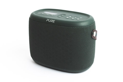 Pure Woodland bärbar FM/DAB+-radio med Bluetooth, grön