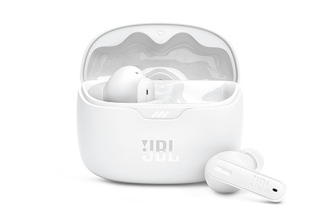 JBL Tune Beam in-ear headphones, white