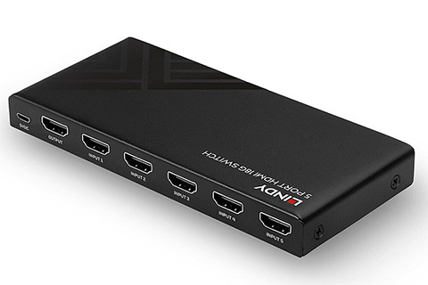 Lindy 5 Port HDMI 2.0 18G Splitter with HDR