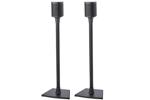 SANUS Floor stand for Sonos One SL Play:1 Play:3, black,  1 pair