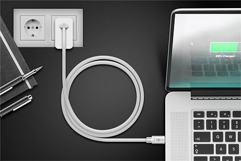 USB C Cable white