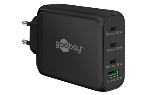 USB-C charger (100W PD), black