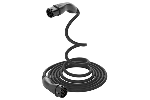 LAPP EV type 2 HELIX charging cable,1-phase (32 A/7,4 kW), black | 5 meter