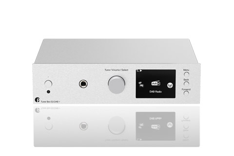Pro-Ject Tuner Box S3 DAB+ FM og internetradio, sølv
