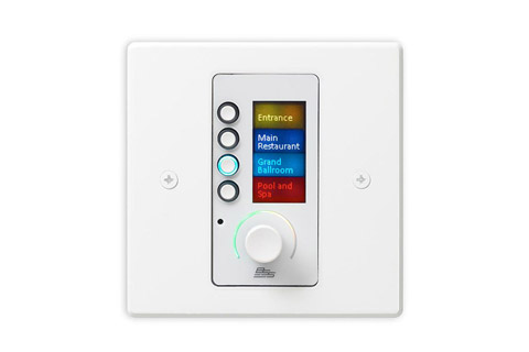 BSS KONTROL panel with volume, 4 button, white