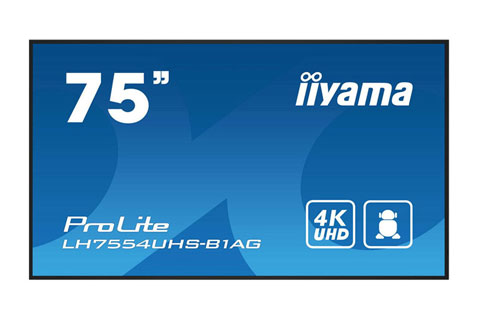 iiyama LH7554UHS-B1AG 75 tommer