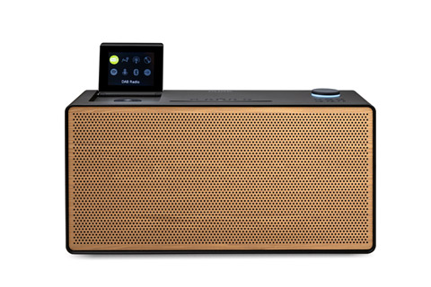 Pure Evoke Home Wood Edition all-in-one music system, Coffee black