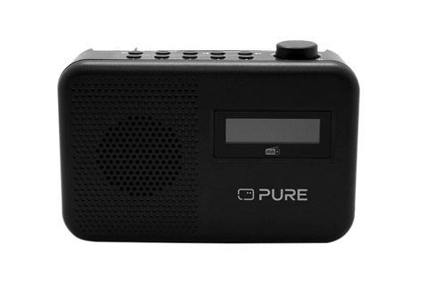 Pure Elan One2 transportabel FM/DAB+ radio med Bluetooth, sort