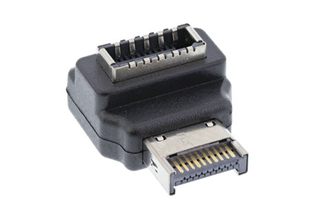 USB-E til USB-E 20 pin 3.2 Gen2 adapter