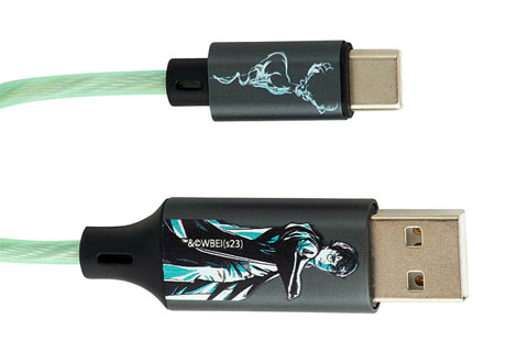 USB-C til USB-A Patronus Light up kabel