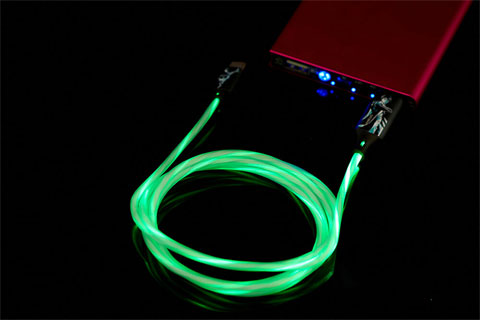 USB-C til USB-A Patronus Light up kabel lifestyle