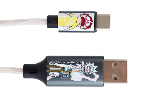 USB-C til USB-A RICK&MORTY Light up kabel