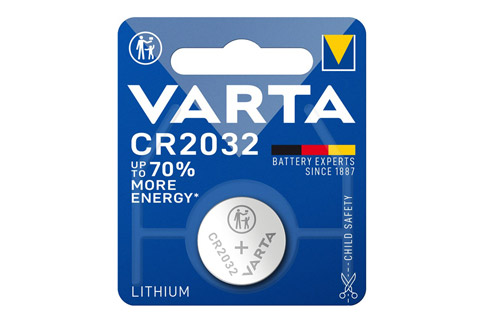 knapcelle batteri CR2032