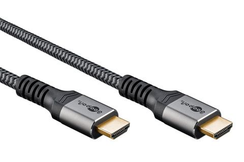 HDMI 2.1 kabel, Ultra High Speed, grå | 2 meter