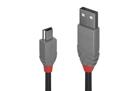 Anthra line USB-A til Mini-B kabel, USB 2.0