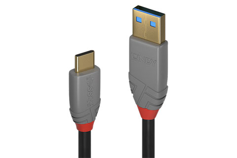 Anthra line USB-A til C 5A kabel