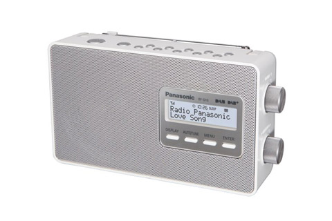 Panasonic RF-D10EG-W DAB+ FM Radio, white