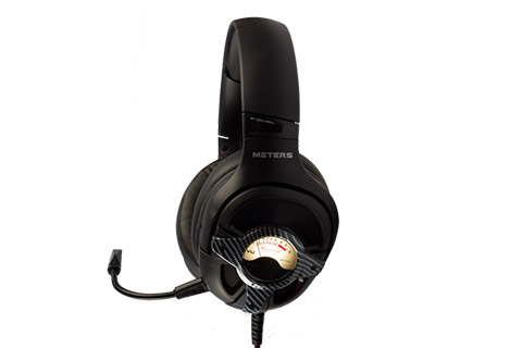 Meters Level Up gaming headset, black/carbon