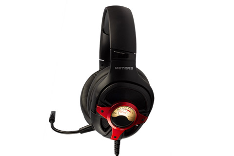 Meters Level Up Gaming Headset | Black/red