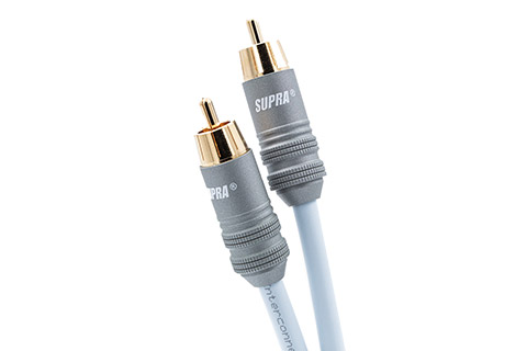 SUPRA DAC-SC Audio subwoofer kabel, isblå | 12 meter