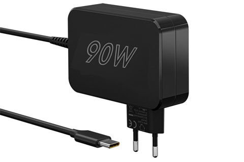 USB-C charger for laptops (90W), black | 1,8 meter