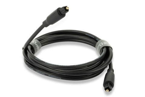 QED Connect Optisk kabel, sort | 3 meter