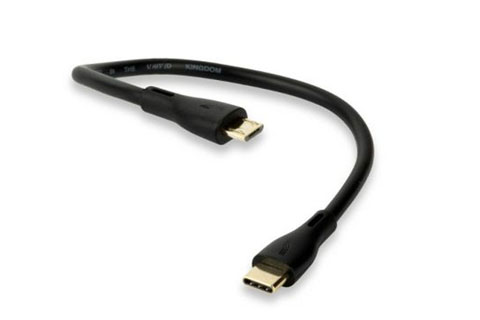 QED Connect  USB-C till Micro B kabel | 0,15 meter