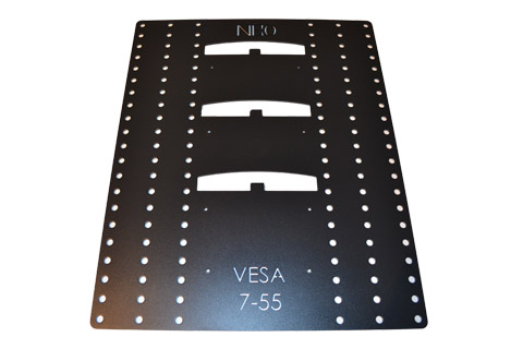 NeoMesteren VESA400 7-55 (M6+M8) Adapter plade for Beovision 7-55 stand med 6+8 mm monteringsskruer
