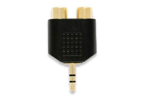 QED RCA til  MiniJack adapter