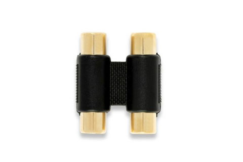 QED stereo RCA extender adapters