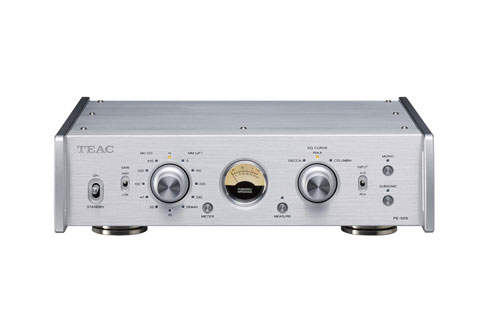 Teac PE-505-B MM/MC RIAA forforstærker front sølv