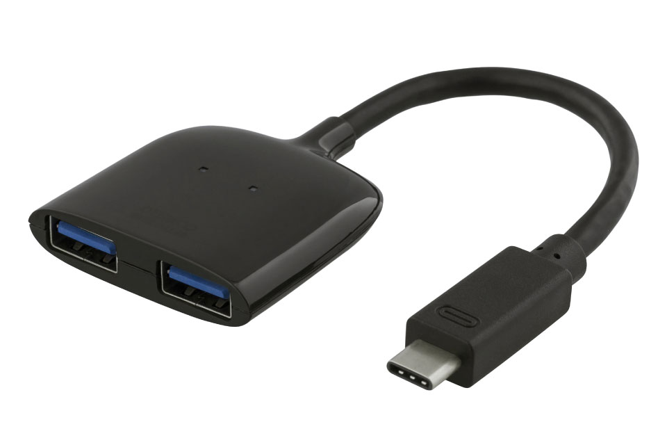 USB-C multiport-adapter | USB-C hane till 2x USB-A
