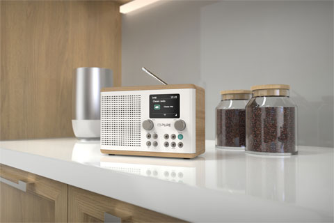 Pure Classic H4 FM/DAB+ Radio med Bluetooth hvid/eg lifestyle