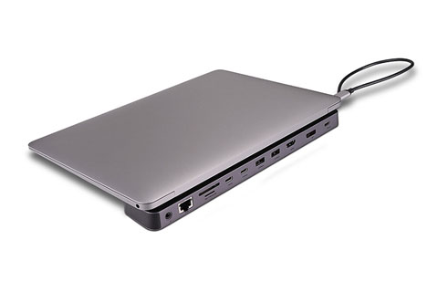 USB-C docking DST Mini med 100W PD opladning lifestyle