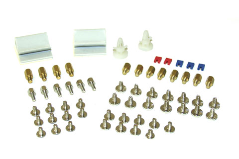 PC screw set, 63 parts | with jumper and cable clip
