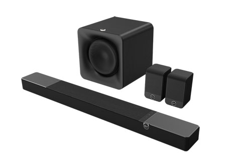 Klipsch Flexus Xcore 200 soundbar, XSUB and XSURR speaker