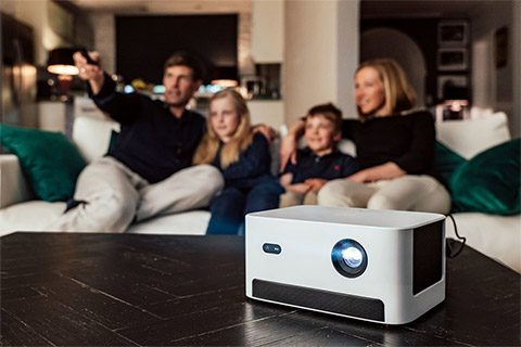 Neo 2K Smart projector lifestyle