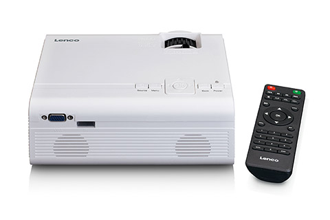 Lenco LPJ-280 projector - bagside / remote