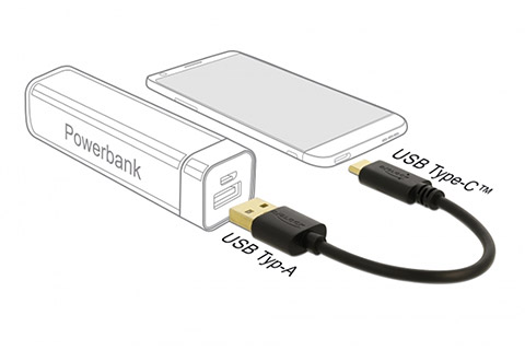 USB-A til USB-C Ladekabel - Lifestyle