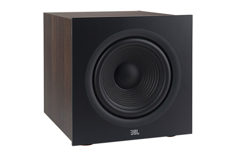 JBL 200P Stage 2, sort / Espresso -  front