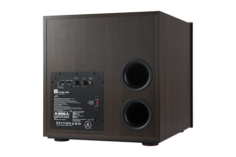 JBL 220P Stage 2 subwoffer - bagside Sort  / Espresso