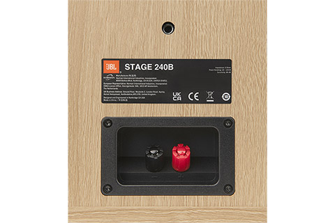 JBL 240B Stage 2 Reol højttaler - bagside Hvid / Latte