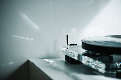 XA - B turntable- Lifestyle, Transparant