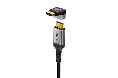 HDMI angle adapter Vertical 270° - Lifestyle