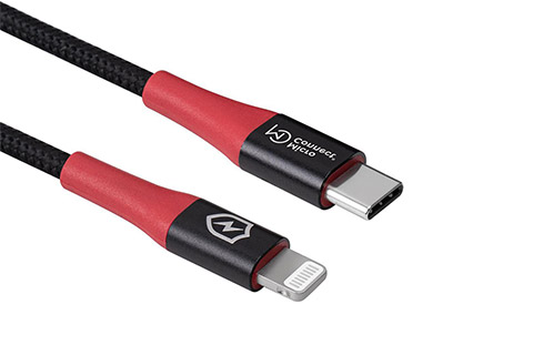 MicroConnect USB-C till Lightning Säker laddning (Data Blocker 60W) | 1,5 meter