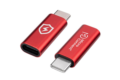 MicroConnect USB-C till USB-C Adapter Säker laddning (Data Blocker 12W)