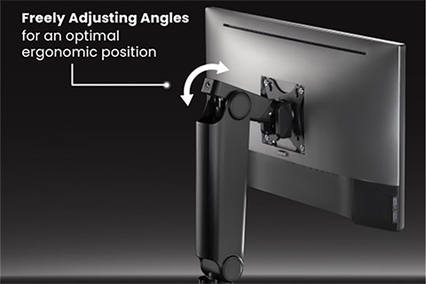 Monitor single table stand - Lifestyle