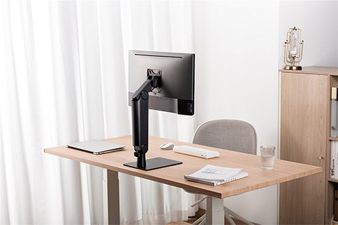 Monitor single table stand - Lifestyle