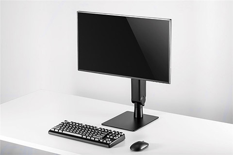 Monitor single table stand - Lifestyle